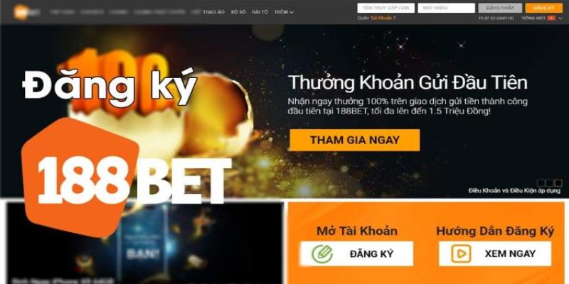 Lưu ý gì khi đăng ký 188bet online