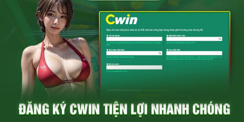 Đăng ký Cwin trên di động qua các bước đơn giản